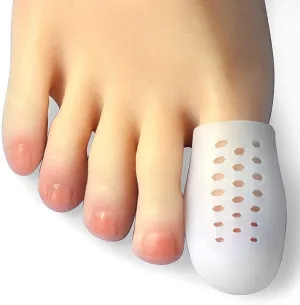 Big Toe Cap, 10 Pcs Breathable Toe Protector Toe Cover Sleeves with Holes, Provides Relief from Missing or Ingrown Toenails, Corns, Blisters, Hammer Toes, Reduce Friction