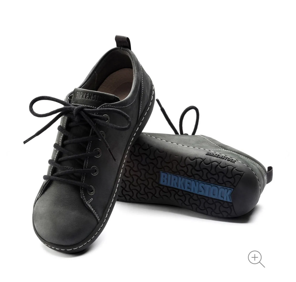 Birkenstock Islay Asphalt Nubuck Leather 5 Eyelet Shoe