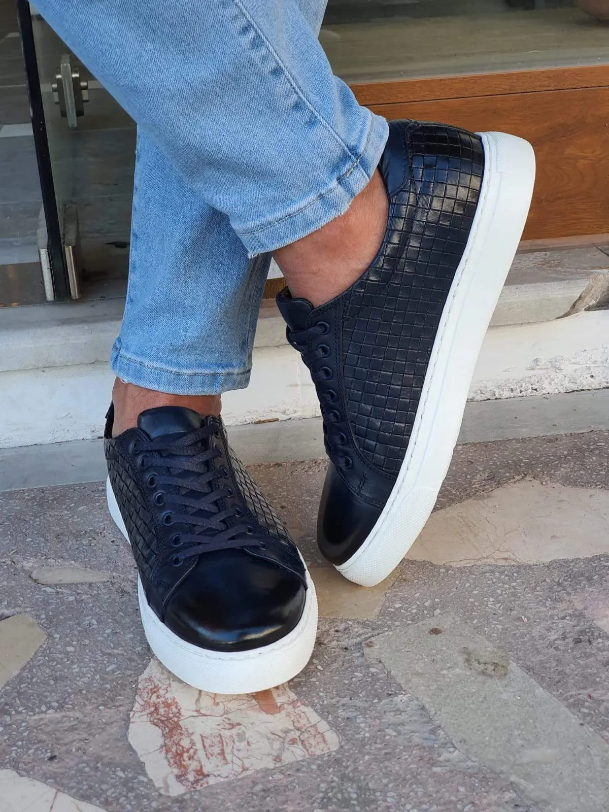 Clarra Navy Blue Sardinelli Sneakers