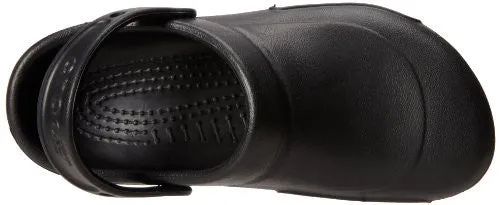 crocs Unisex Bistro Clog,  Black, 9 US Men's / 11 US Women's