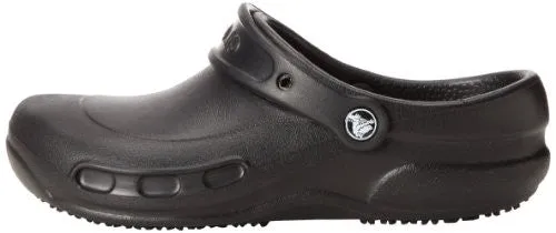 crocs Unisex Bistro Clog,  Black, 9 US Men's / 11 US Women's