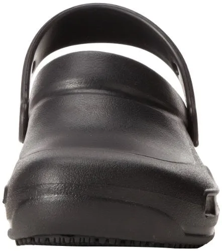 crocs Unisex Bistro Clog,  Black, 9 US Men's / 11 US Women's