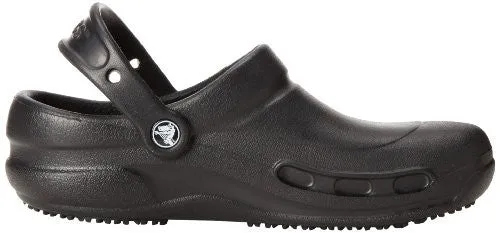 crocs Unisex Bistro Clog,  Black, 9 US Men's / 11 US Women's