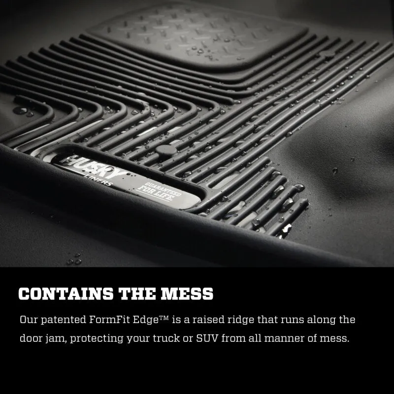 Husky Liners X-Act Contour 2nd Row Floor Liner - Black - Crew Cab - GM Fullsize Truck 2014