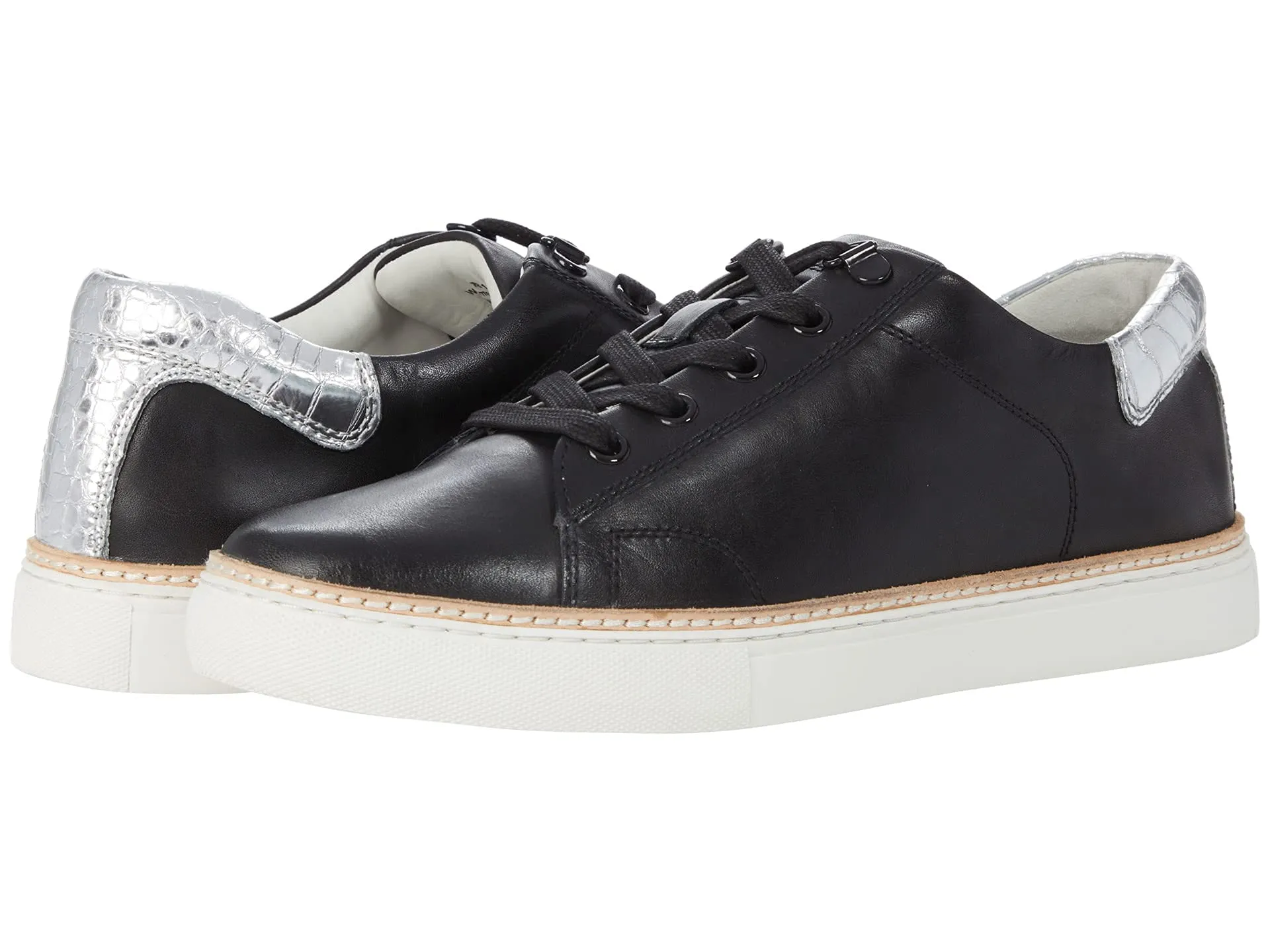 Johnston & Murphy Women's Callie Low Top Lace Up Size 7 M Black Shoes