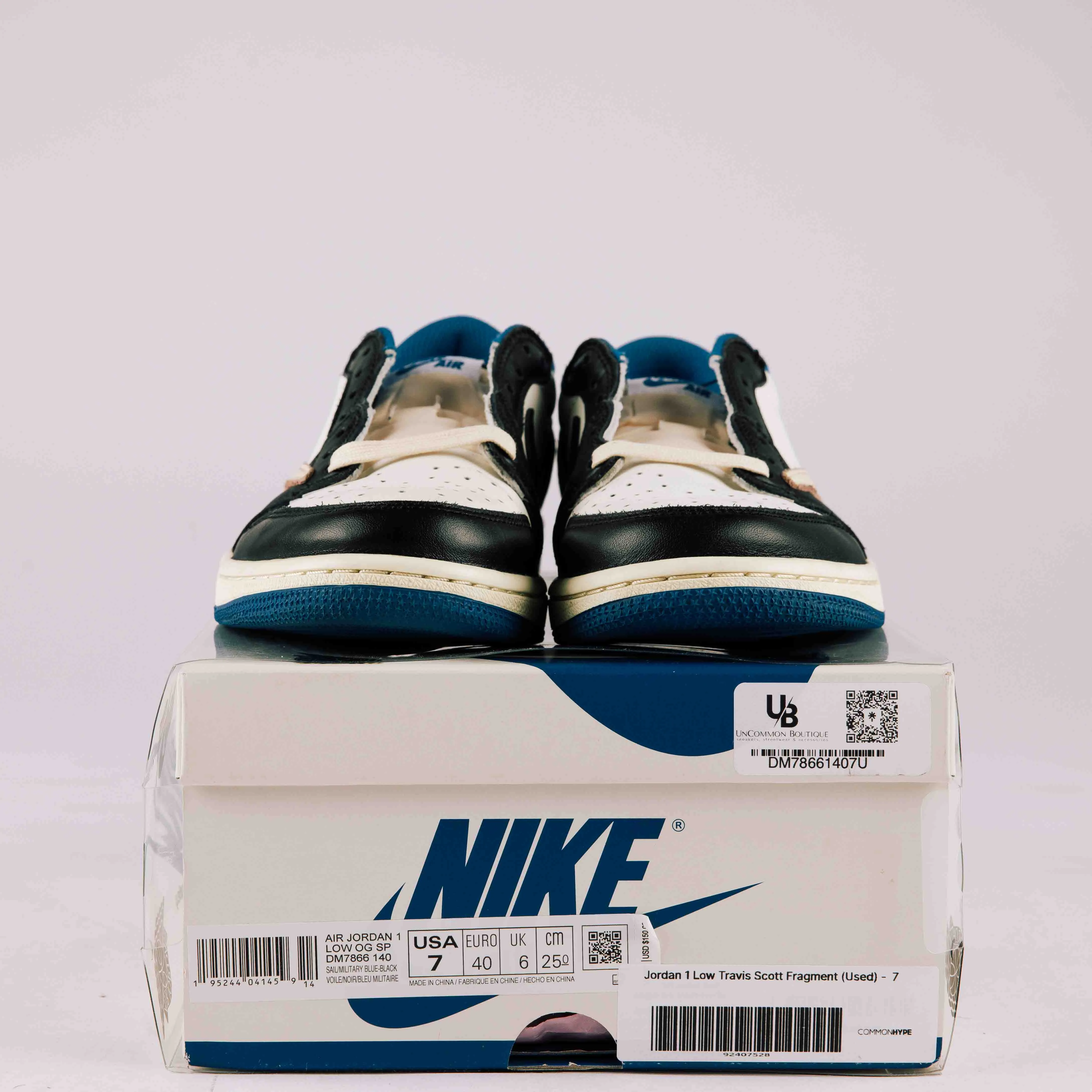 Jordan 1 Low Travis Scott Fragment - Used - 0112