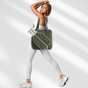 Pickleball Sporting Bag-Durable Waterproof, Lightweight Bag with Insulated Drink Cooler, Fence Hooks, and Padded Shoulder Strap