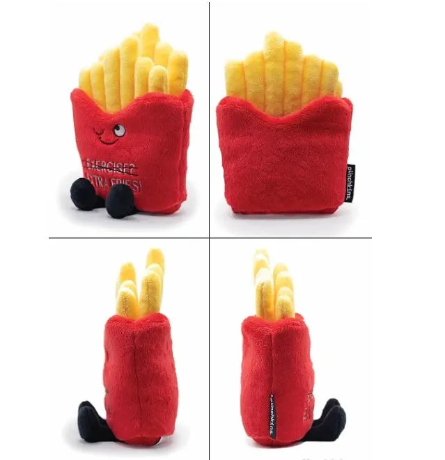 "Exercise? Extra Fries! French Fry Plushie
