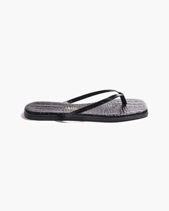 Square Toe Lily - Sable Croc
