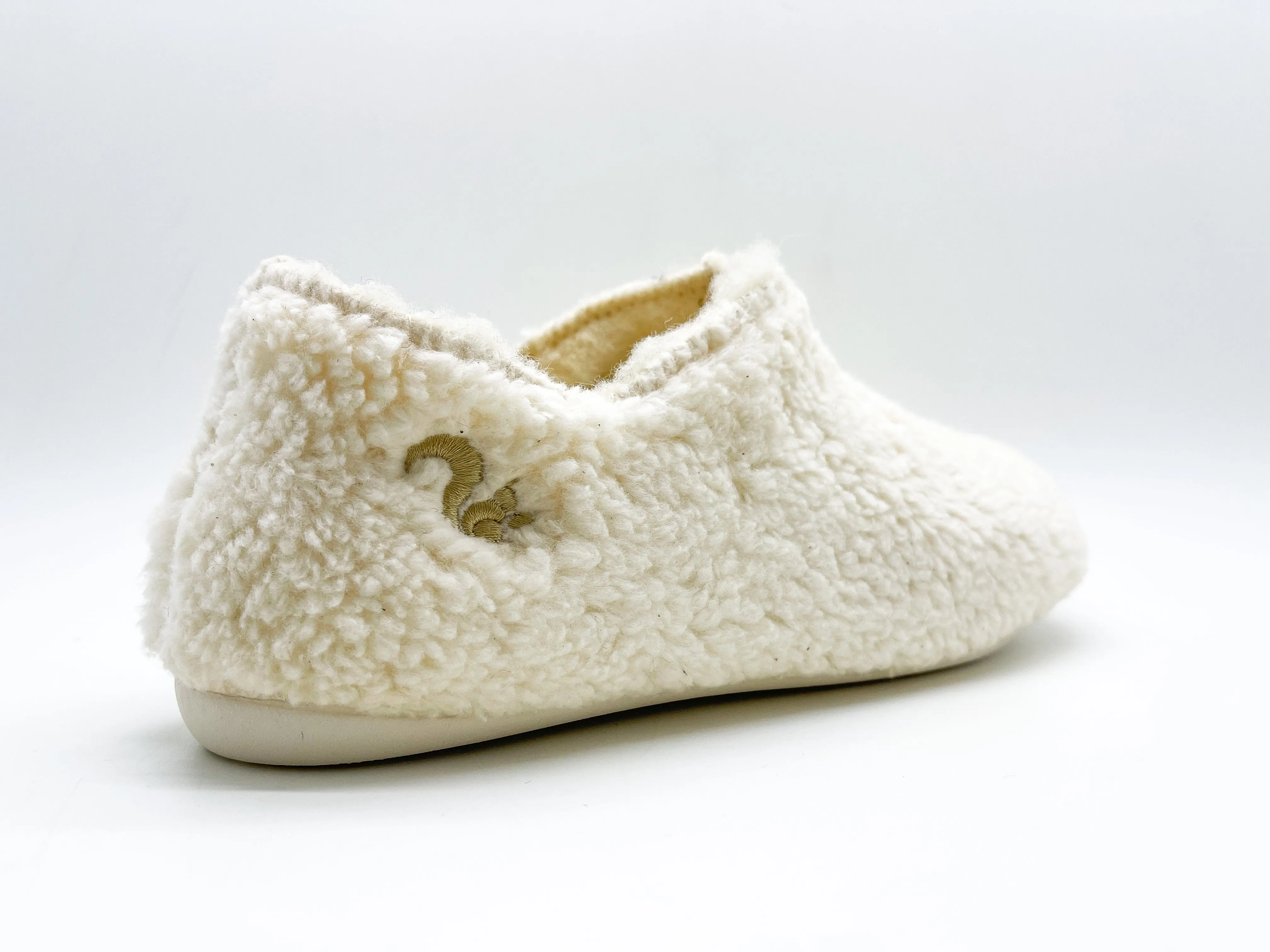 thies 1856 ® Organic Teddy Slipper Boots vegan off white (W)