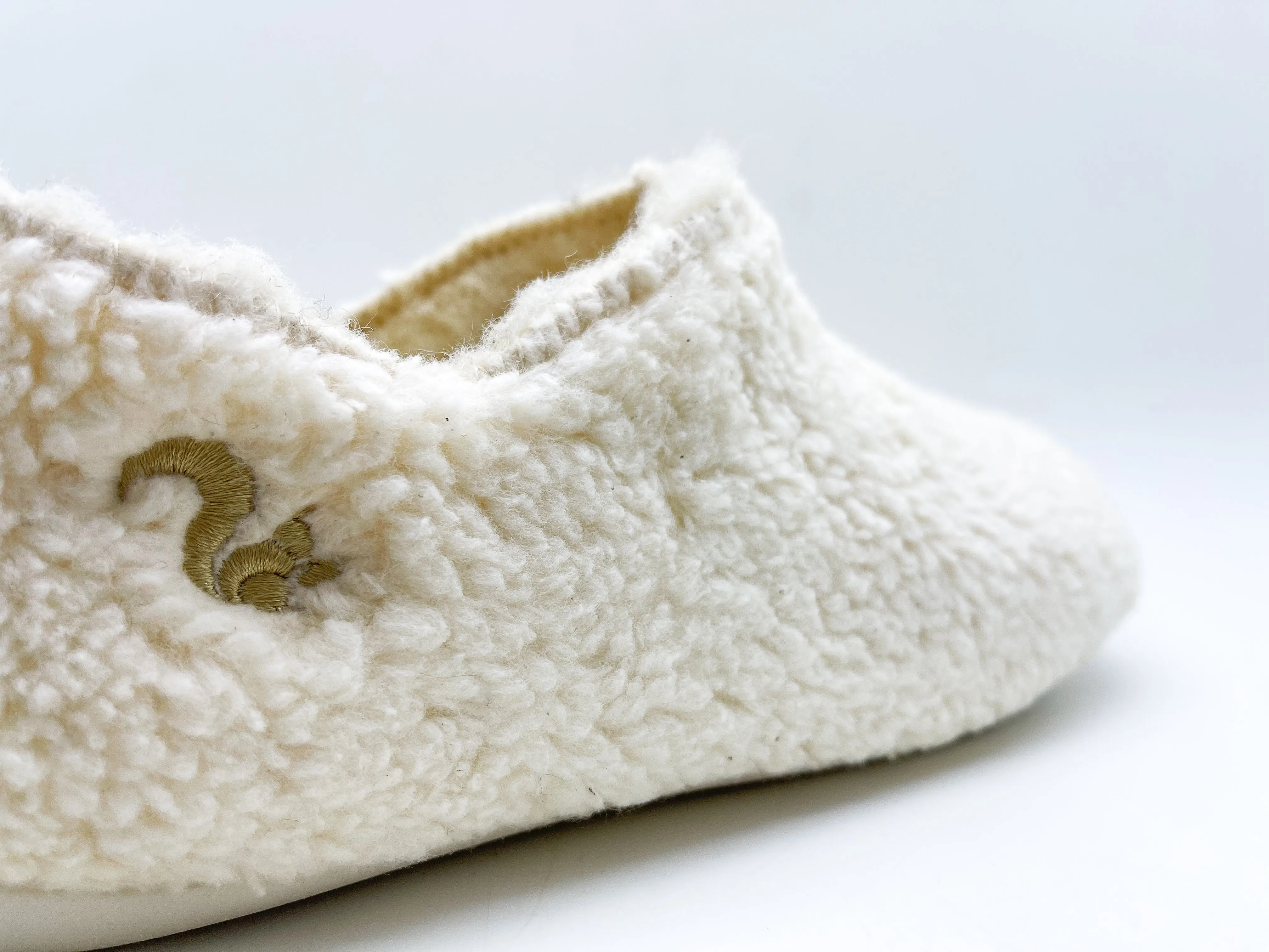 thies 1856 ® Organic Teddy Slipper Boots vegan off white (W)