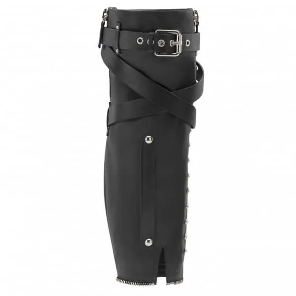 Zipper Garter Flat Boots